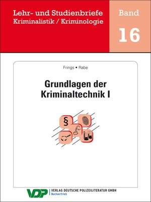 cover image of Grundlagen der Kriminaltechnik I